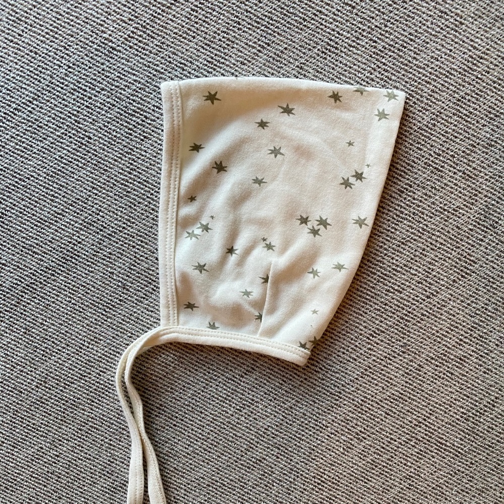 NEW Quincy Mae Bonnet | Ivory, 3-6m